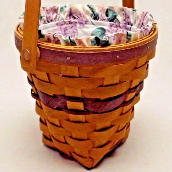 Longaberger 1994 May Series Lilac Basket with Liner Just a Great Find! - Picture 7 of 12